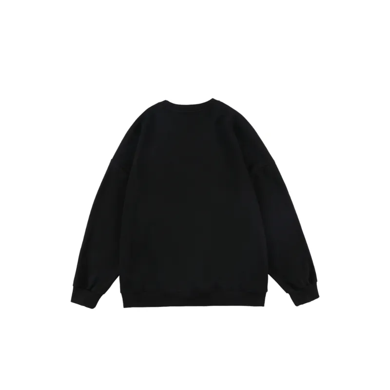Denim Stitching Sweatshirt-1
