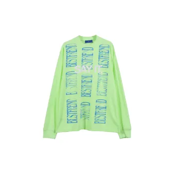 Loose Backing Theme Printed Long Sleeve T Shirt