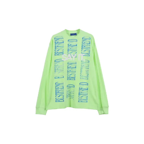 Loose Backing Theme Printed Long Sleeve T Shirt