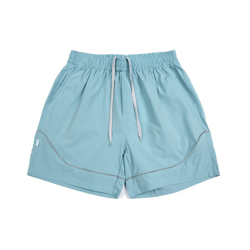 Simple Fashionable Blended Synthetic Fabrics Sports Shorts-1