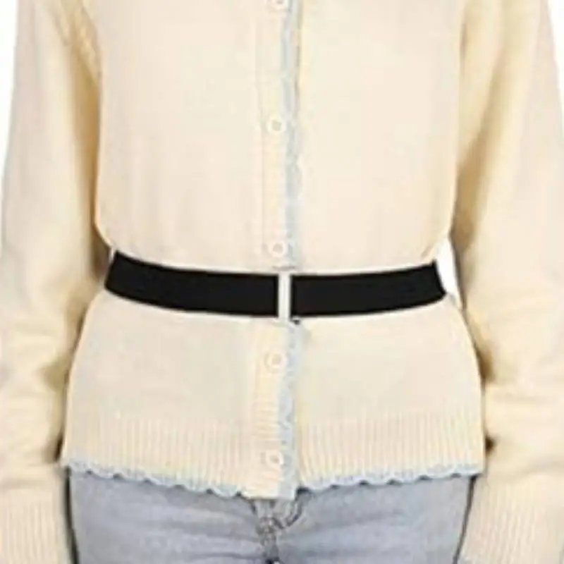 Fashionable Simple Leather Belt Women-8