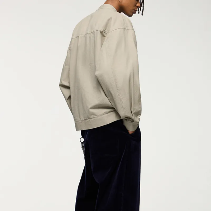 Plain Loose Jacket-7