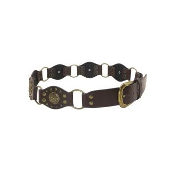 Retro Studded Leather Belt