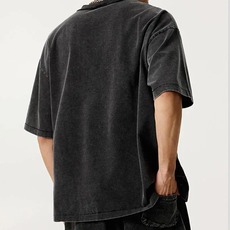 Basics Simple Cotton T Shirt-11
