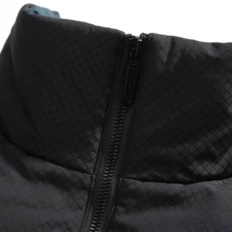 Simple Basics White Duck Down Jacket-3