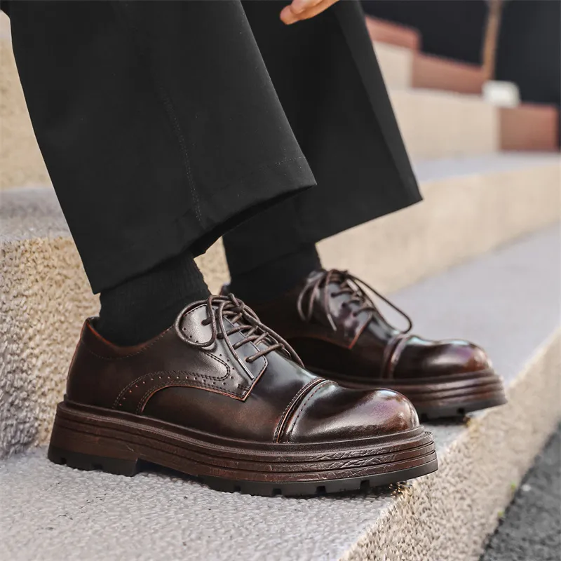 Retro Casual Dress Shoes-2