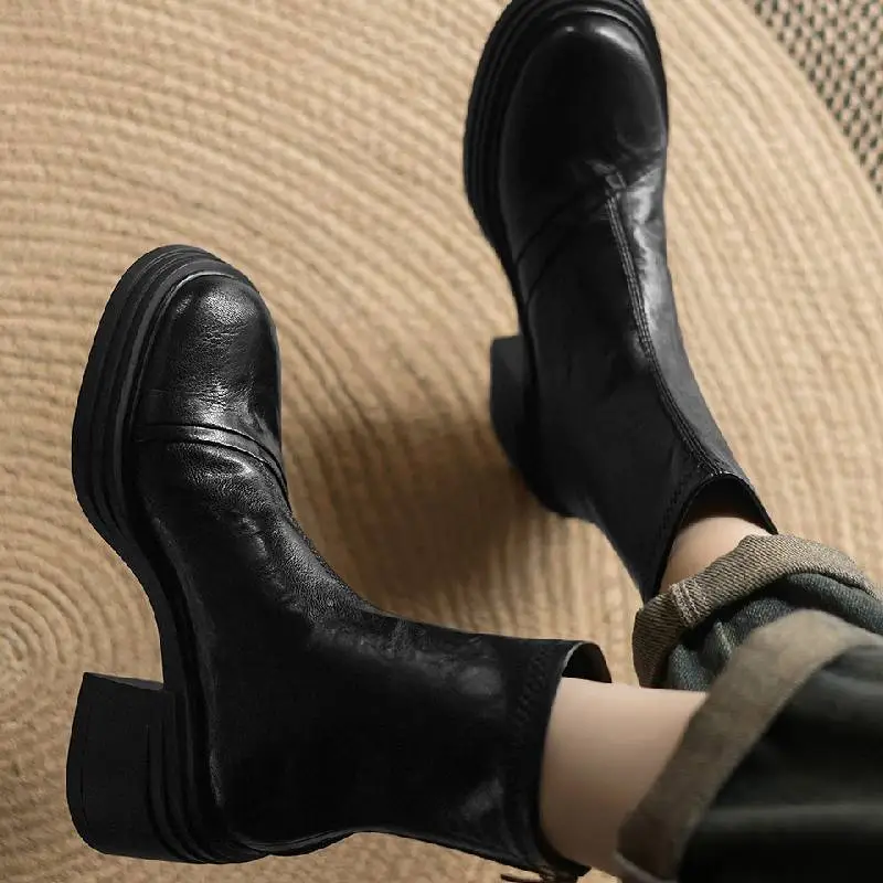 Basics Simple Ankle Boots-2