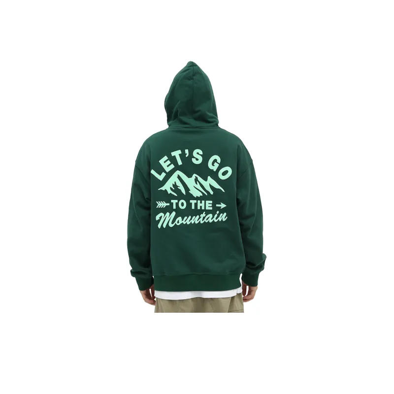 Streetwear Thickened Foamed Printed Hoodie-3