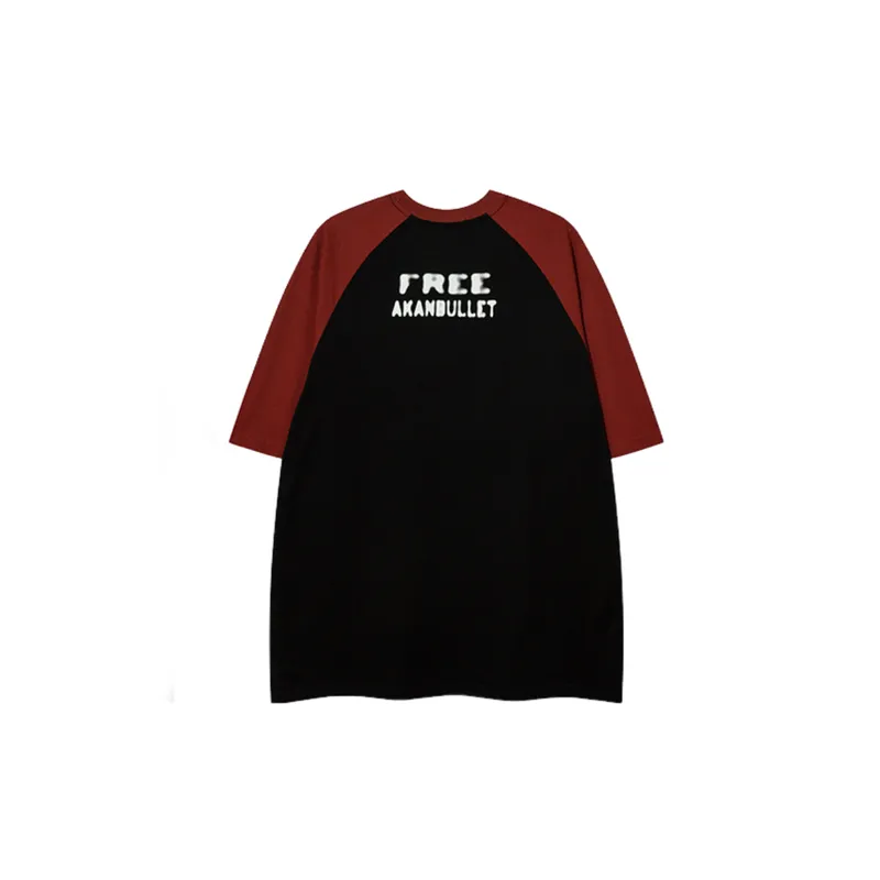 High Street Loosening Short sleeved T shirt-5