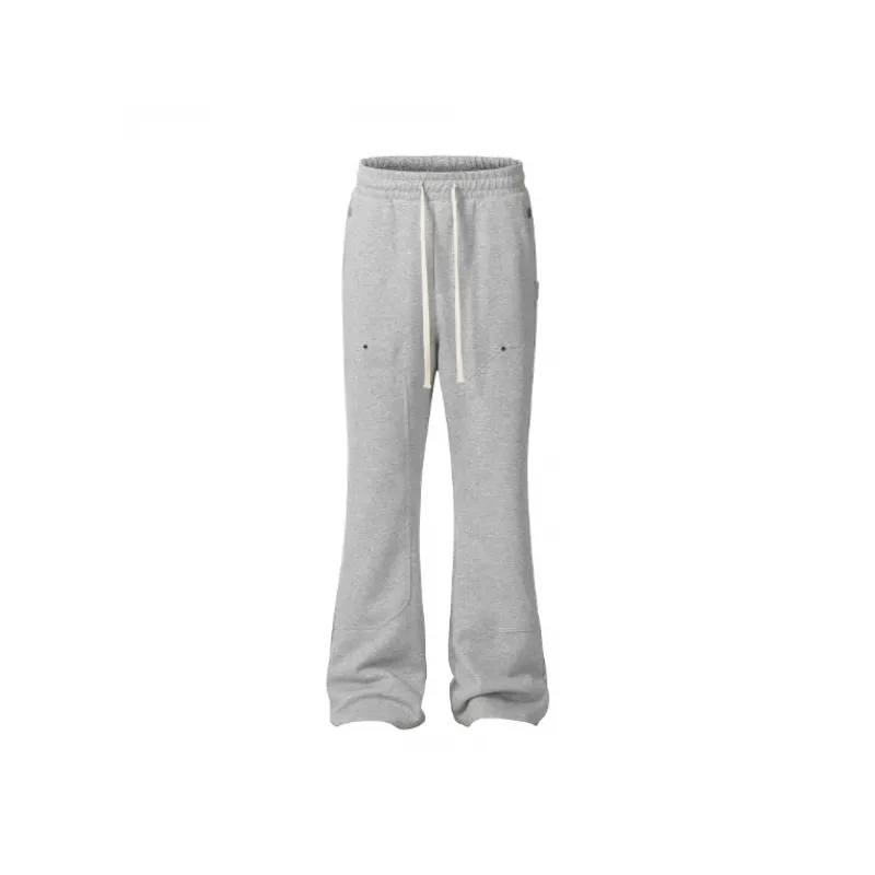 Retro Casual Pants Loose Knit Sweatpants-0