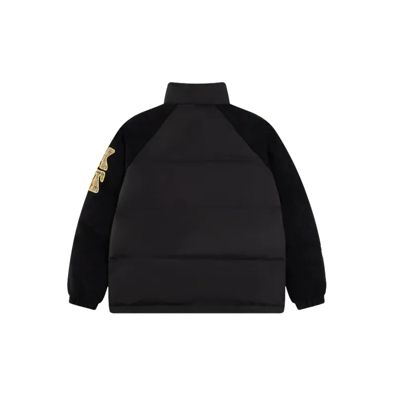 Casual Loose Blended Synthetic Fabrics Quilted Jacket-7