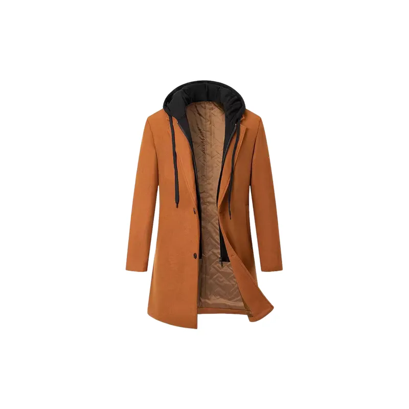 Casual Loose Woolen Fabric Coat-0