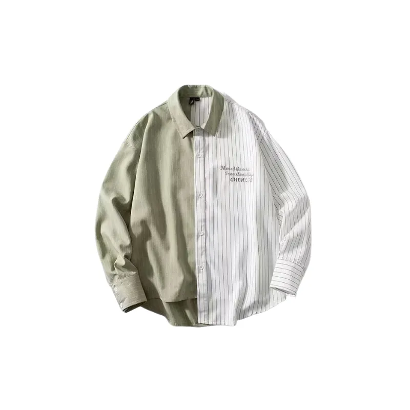 Retro Loose Cool Silk Cotton Shirt-0