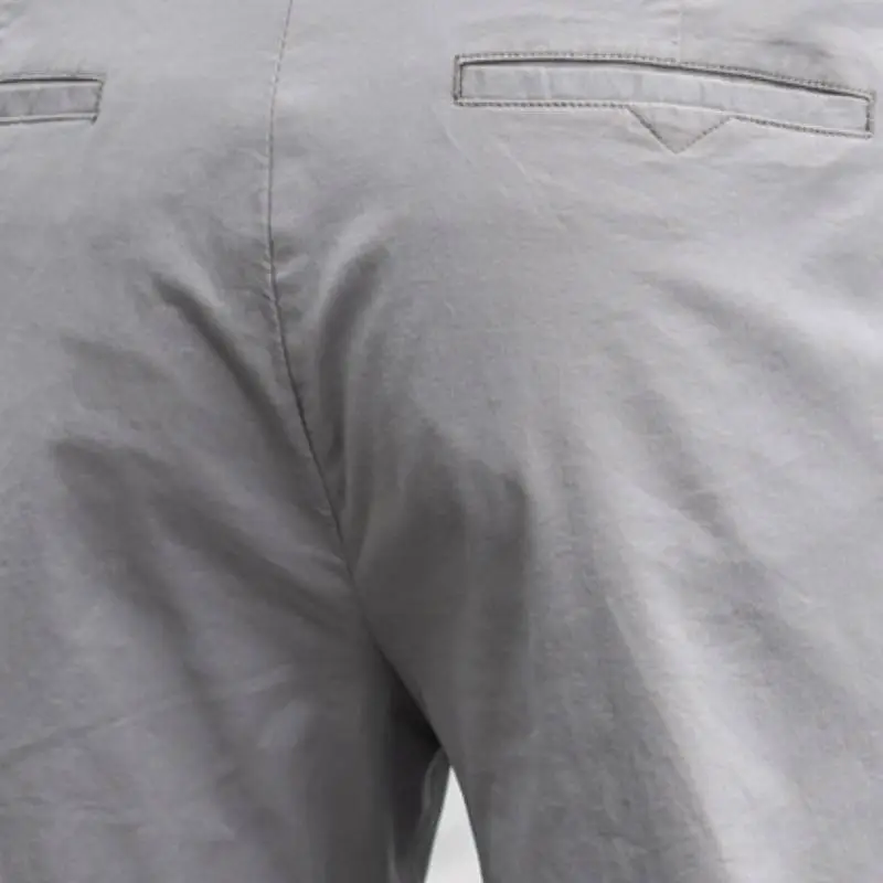 Loose Simple Cotton Casual Pants-10