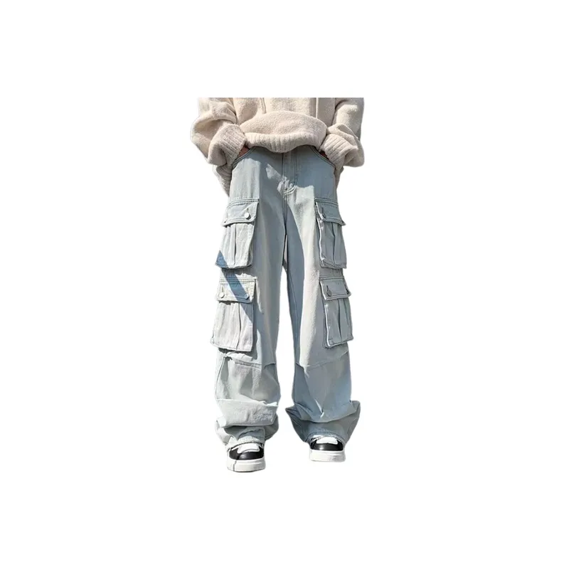 Loose Straight Leg Casual Jeans