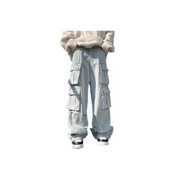 Loose Straight Leg Casual Jeans