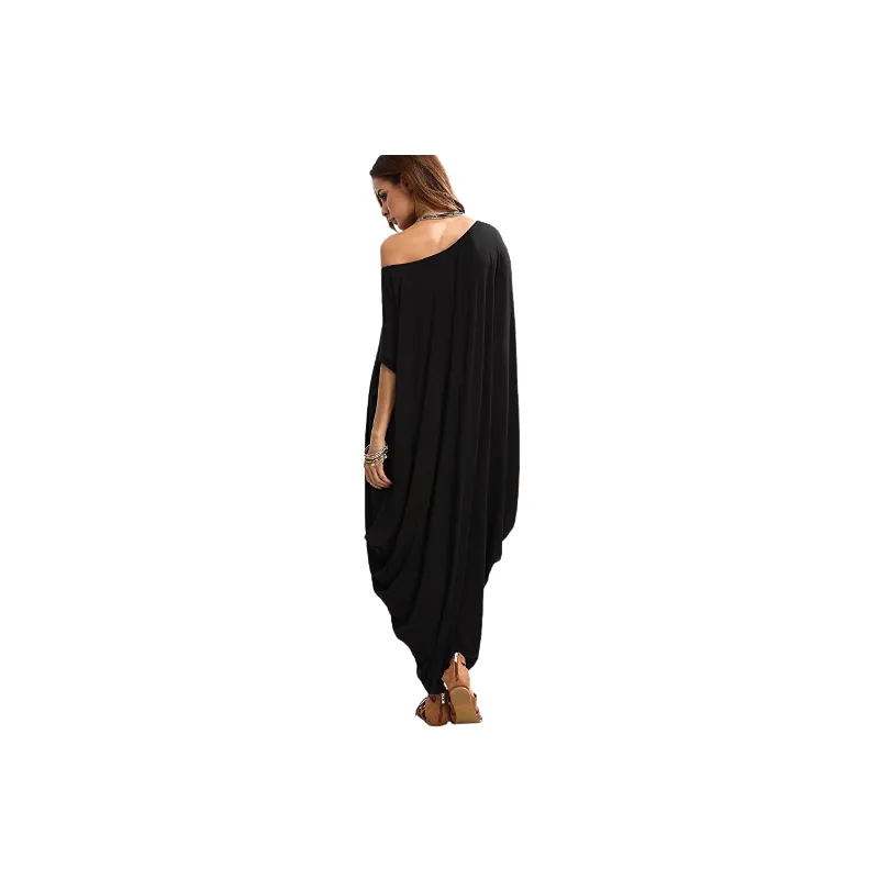 Casual Plicated Polyester Dress Women-3
