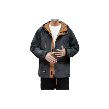 Multi Pocket Loose Vintage Oversize Hooded Jacket