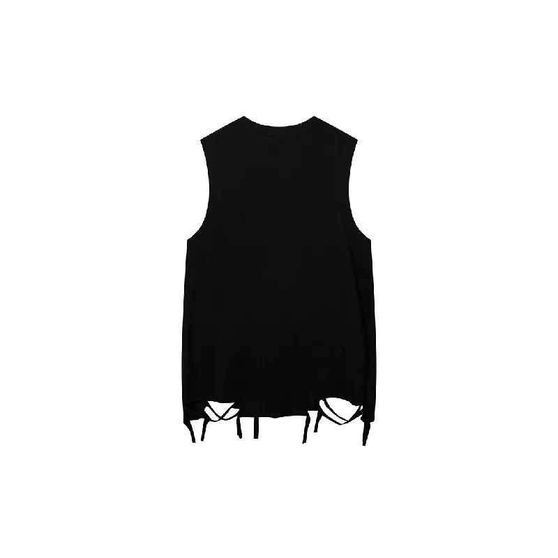 Street Loose Cotton Vest-1