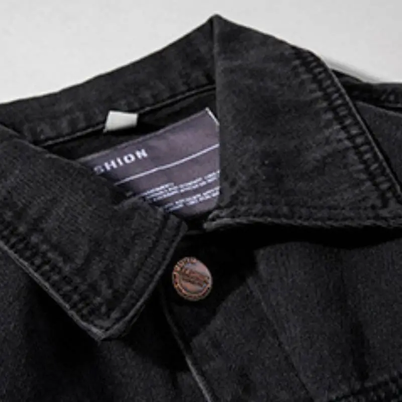 Breathable Loose Denim Jacket-6