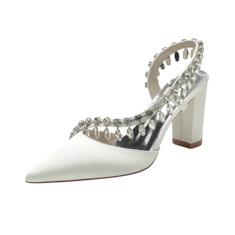 Sexy Rhinestone High Heels-4
