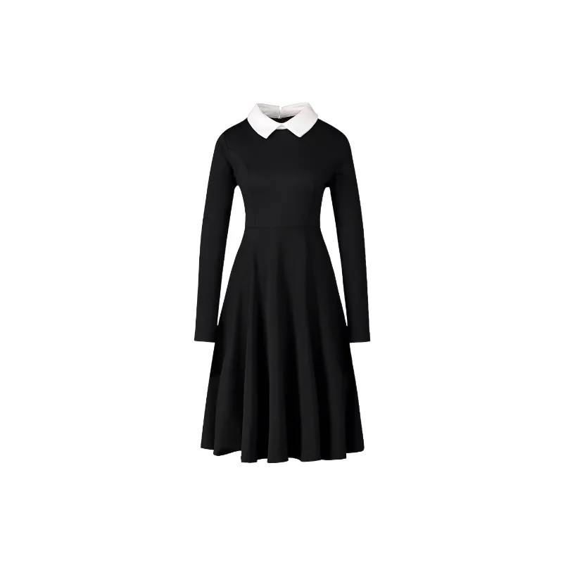 Basics Plain Cotton Dress Women-0