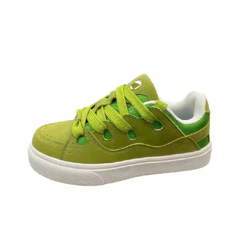 Lightweight Street Shoot Flat Casual Contrast Training Board Skateboard Shoes