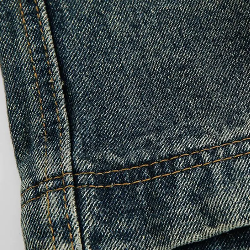 Trendy Washed Denim Shorts-6
