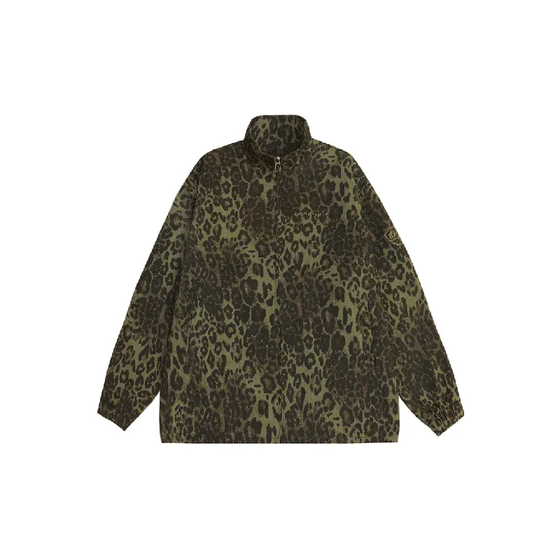 Retro Leopard Print Jacket-0