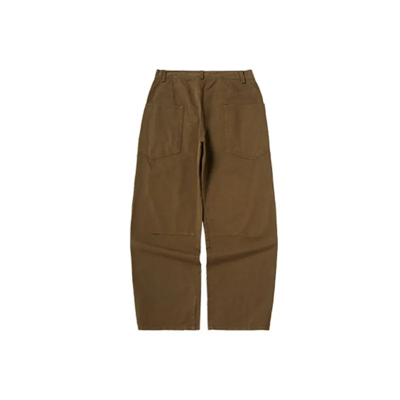 Retro Casual Cotton Cargo Pants-9
