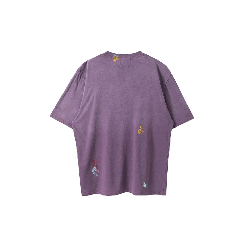 Casual Loose 100% Cotton T Shirt-1