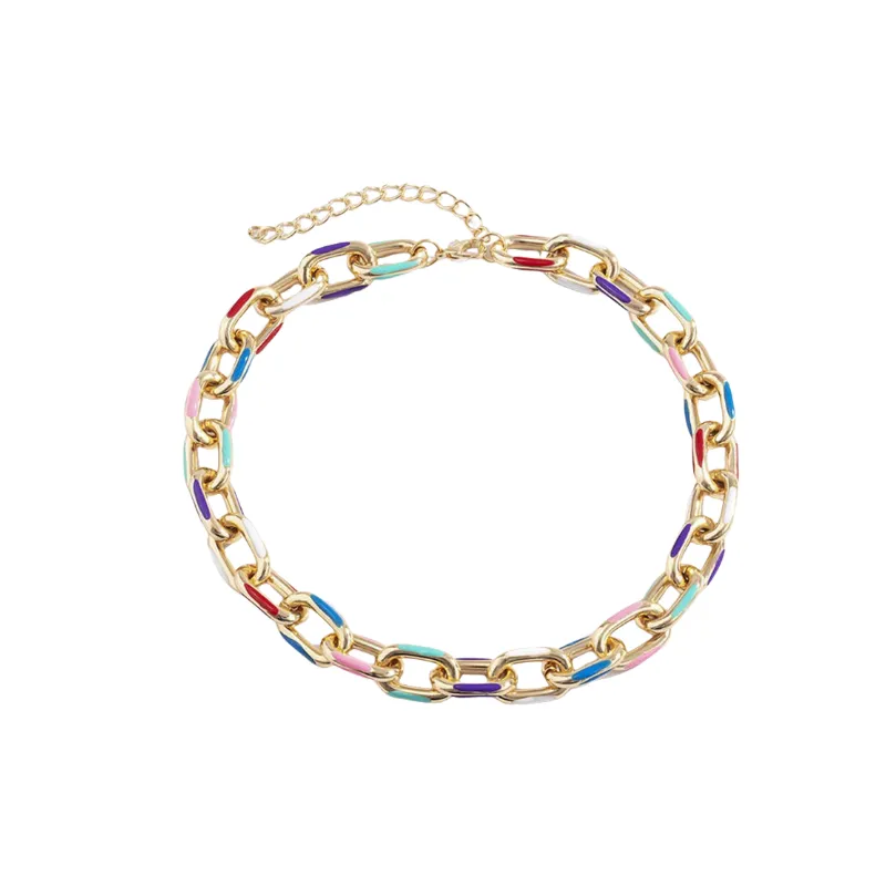 Fashionable Geometric Necklace Women-0