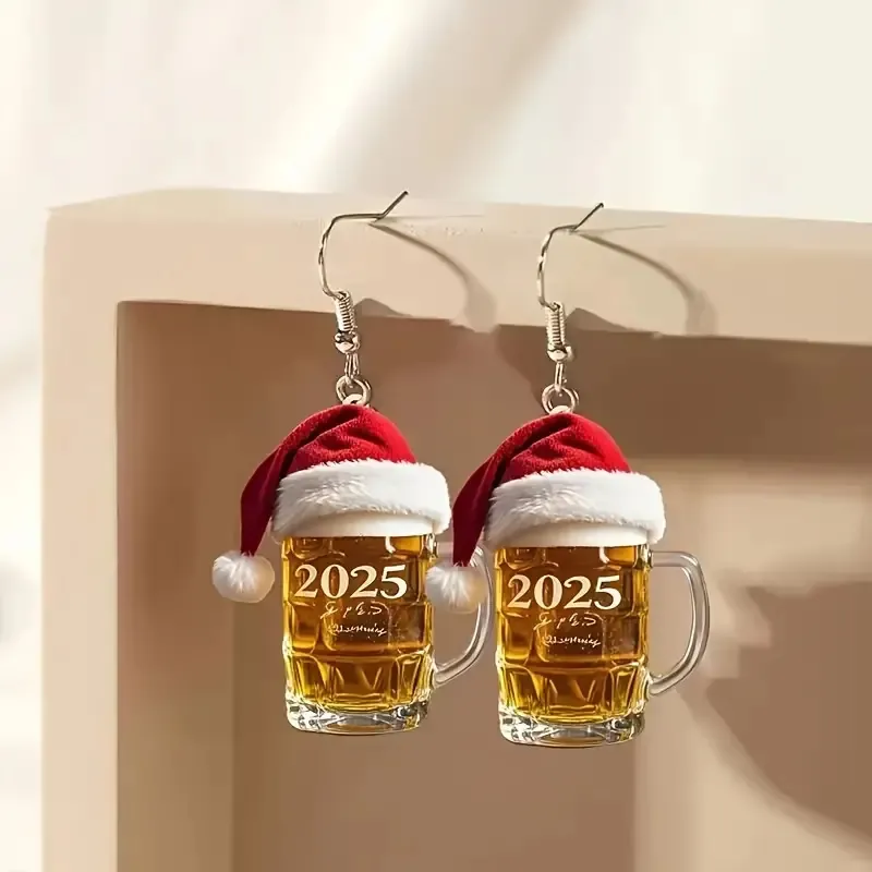 Party Christmas Geometric Earring-2
