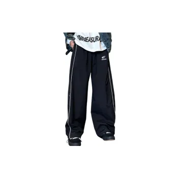 High Street Trendy Loose Straight Pants