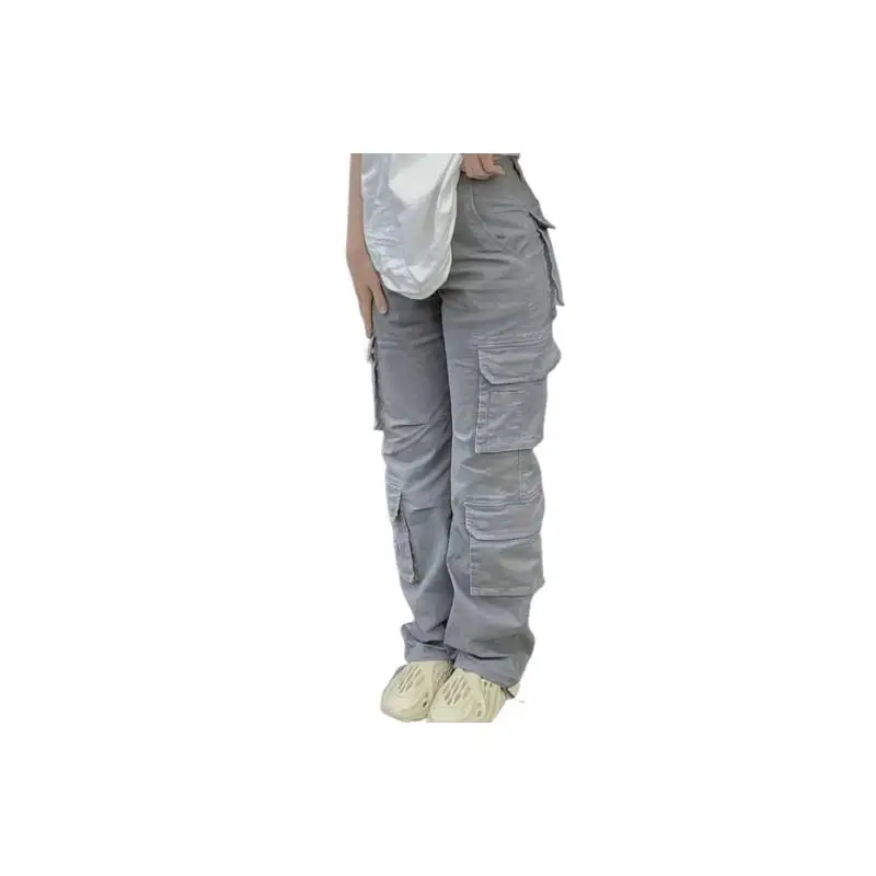Casual Street Cotton Cargo Pants Women-6