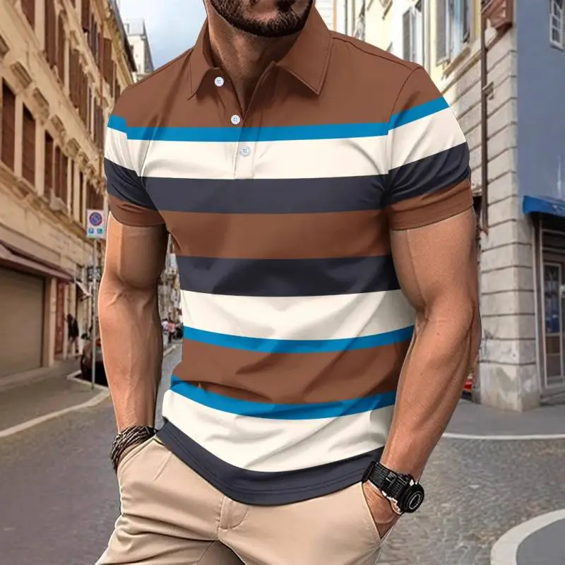 Casual Fashionable Polyester Polo-2