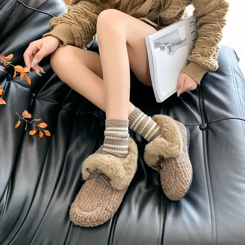 Fashionable Warming Cotton Shoes-5