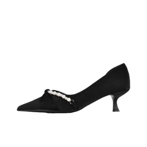 Fashionable Pearls High Heels