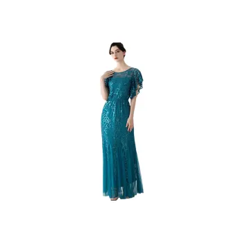 Elegant Sequins Dress Women
