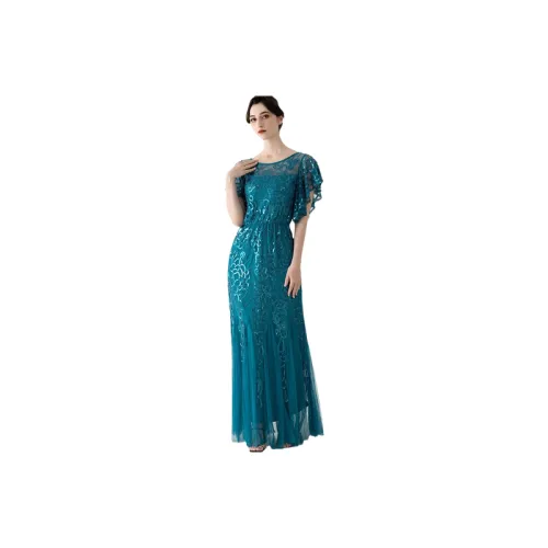 Elegant Sequins Dress Women