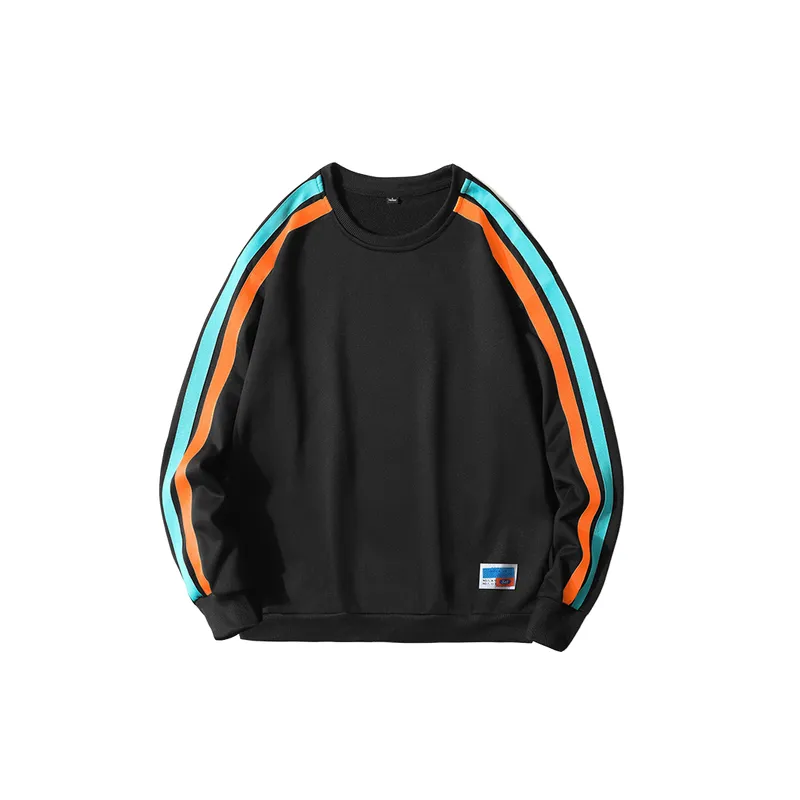Casual Striped Corduroy Sweatshirt-1