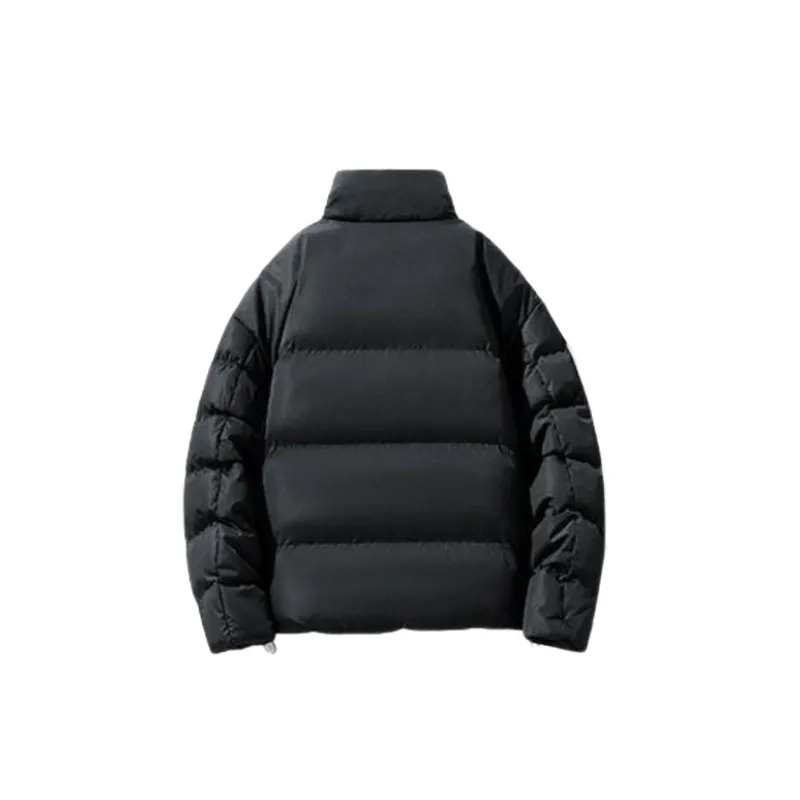 Simple Contrast Color Corduroy Quilted Jacket-5