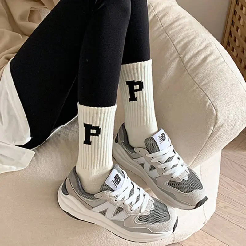 Fashionable Sporty Cotton Mid Calf Sock-4