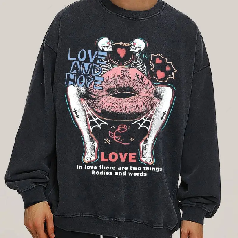 Retro Skull Sweatshirt-7