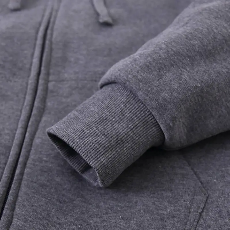 Retro Plain Cotton Sweatshirt Unisex-12