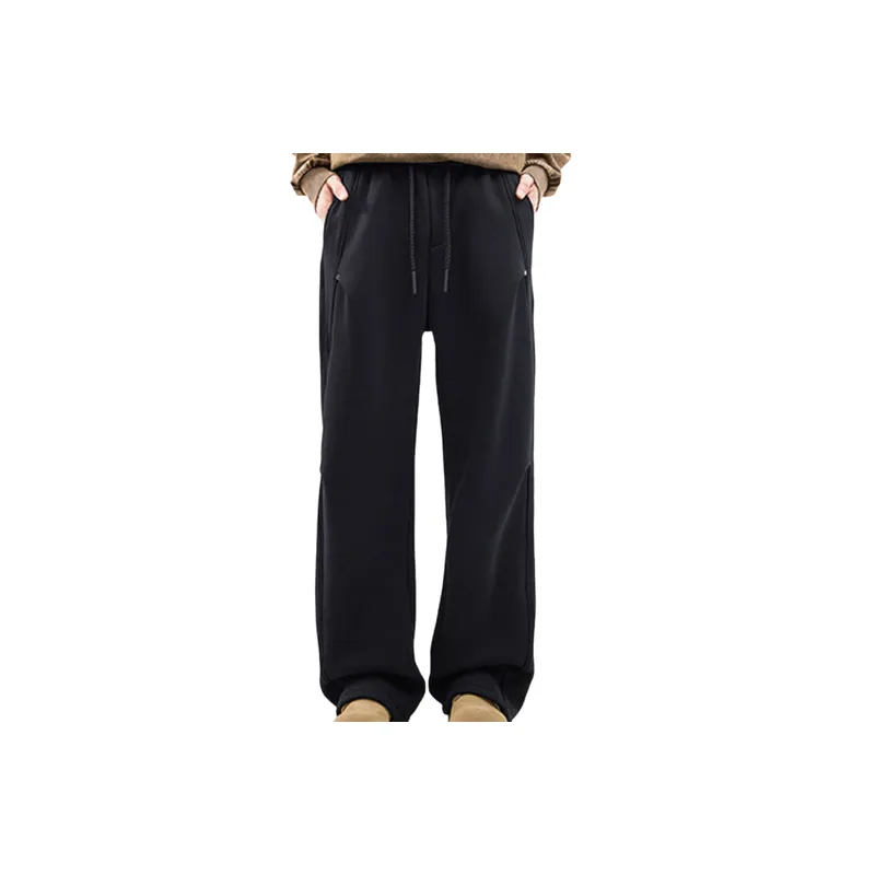 Fashionable Loose Blended Synthetic Fabrics Casual Pants-2