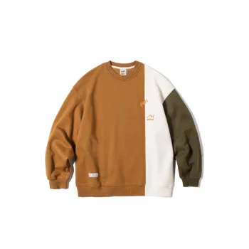 Letter Printing Patchwork Sweatshirt