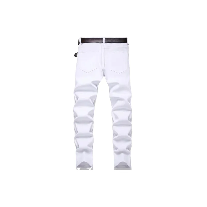 Fashionable Plain Jeans-1