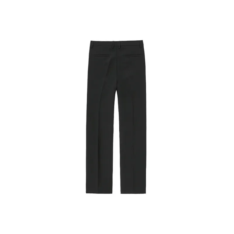 Casual Trendy Polyester Suit Trousers-1