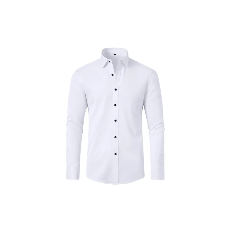 Basics Long Sleeve Polyester Shirt Unisex-10